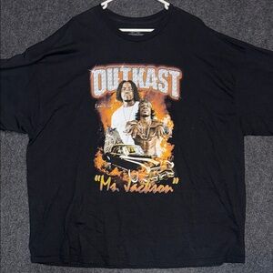 Outkast Black Graphic Tee - Short Sleeve